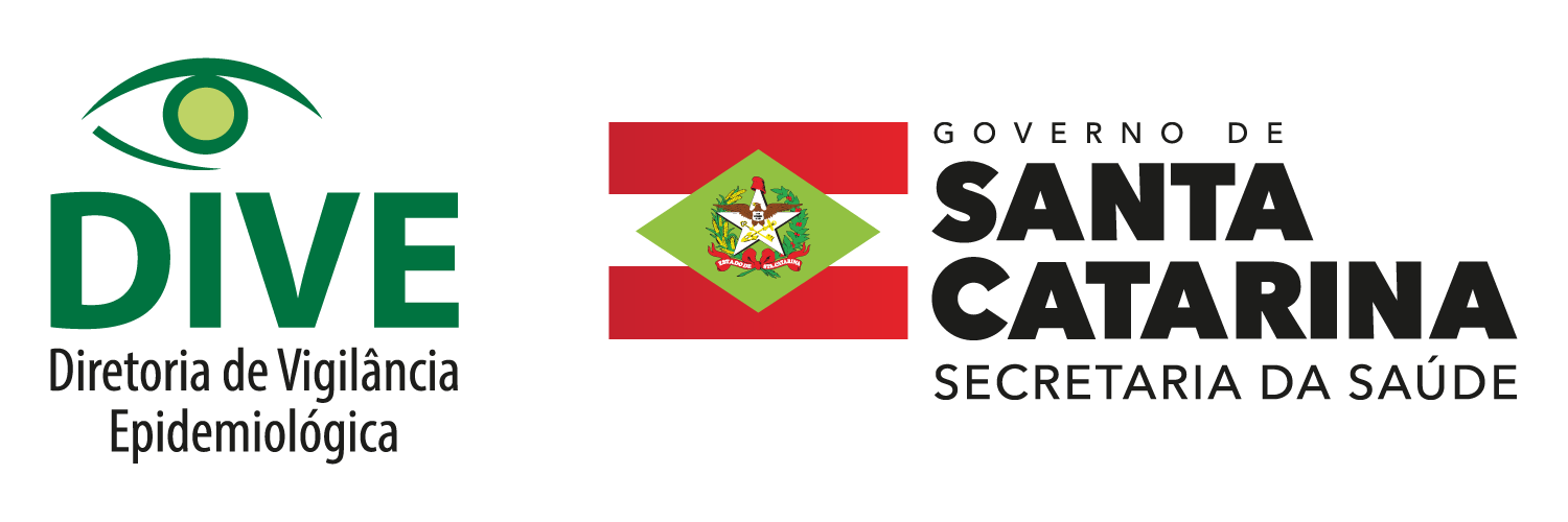 Logomarca da dive e bandeira de Santa Catarina